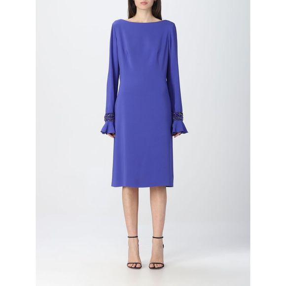 ワンピース A FERRETTI Woman Dress Gnawed Blue 0469119 0280 Farretti Dress Blue